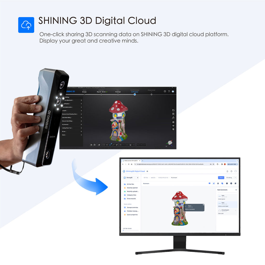 EINSTAR-Prosumer Portable 3D Scanner