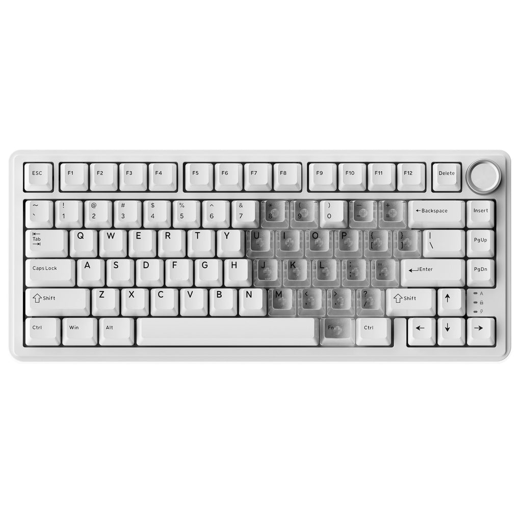 XVX M75 Lumina 75% Tri-Mode RGB Mechanical Keyboard with Knob